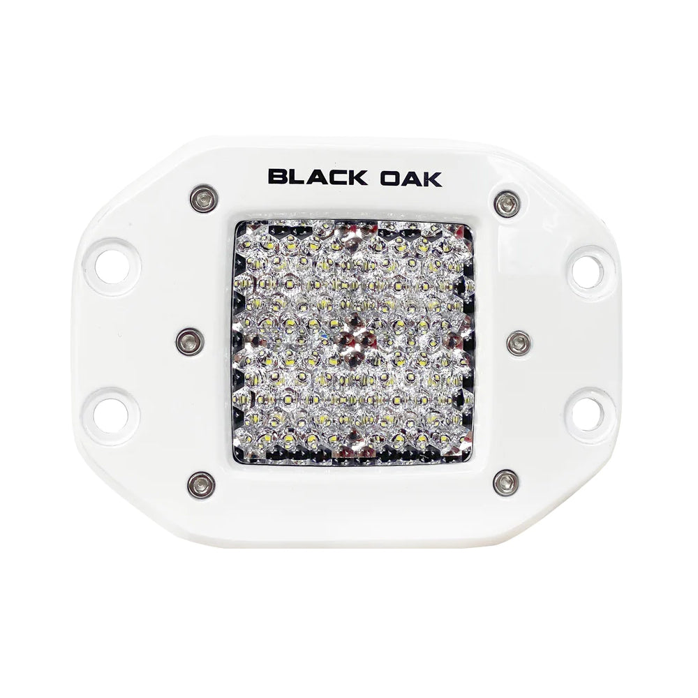 Black Oak Pro Series 2" Flush Mounted Diffused Light - White [2DM-FPOD10CR]