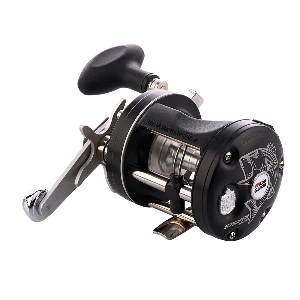 abu garcia ambassadeur 6500 tc stripersonline Line Counter Fishing Reel helping anglers manage hard runs Abu Garcia C3 Striper Special
