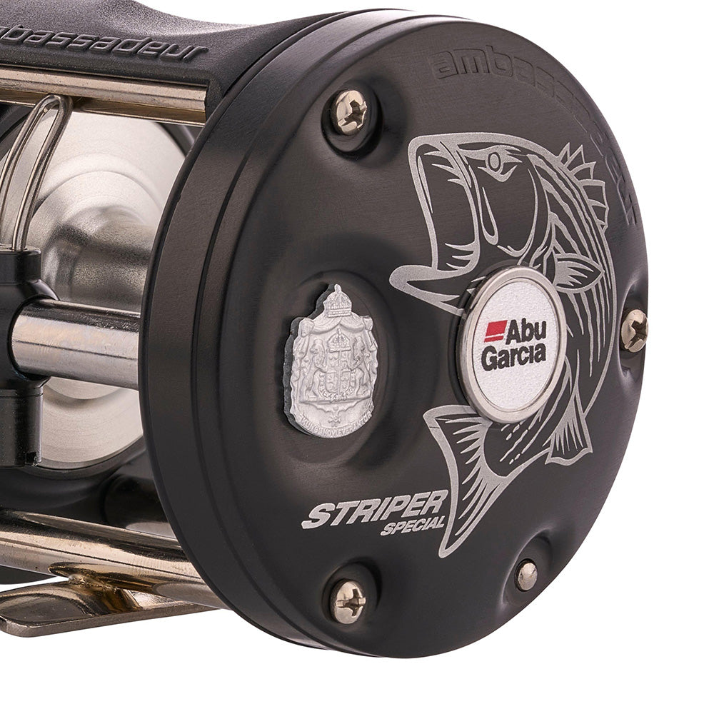 abu garcia ambassadeur c3 round reel Abu Garcia C3 Striper Special Round Reel C36500STPSPC22 1571253 – Ripping It Outdoors