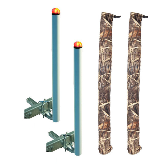 C.E. Smith 40" Post Guide-On w/L.E.D. Posts  FREE Camo Wet Lands Post Guide-On Pads [27740-902]