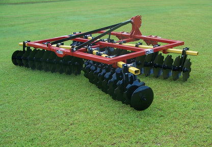 Brown BDH-1400-4222 Tandem 11' to 14'6" Cutting Width 3PT Hitch Disk Harrow For Tractor