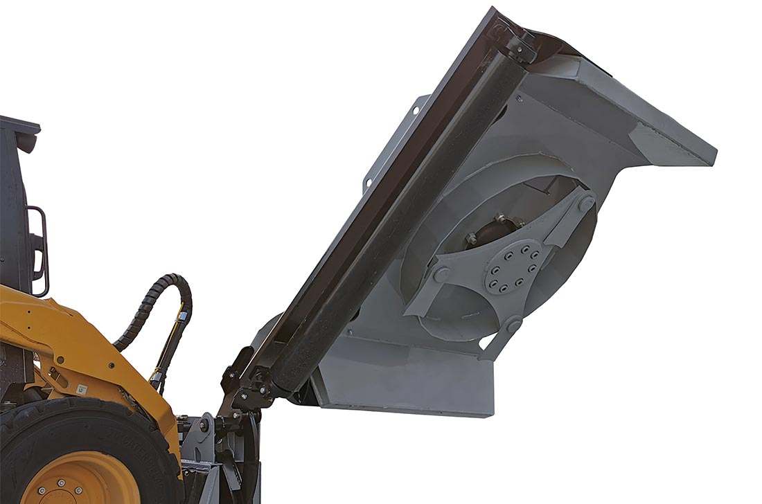 Baumalight Boom Mower Rotary Head-Flail Mower Head | Model SWA/SWF Series | 6'-14' Reach | 42" / 48" / 60" Rotary Head | For Skid Steer