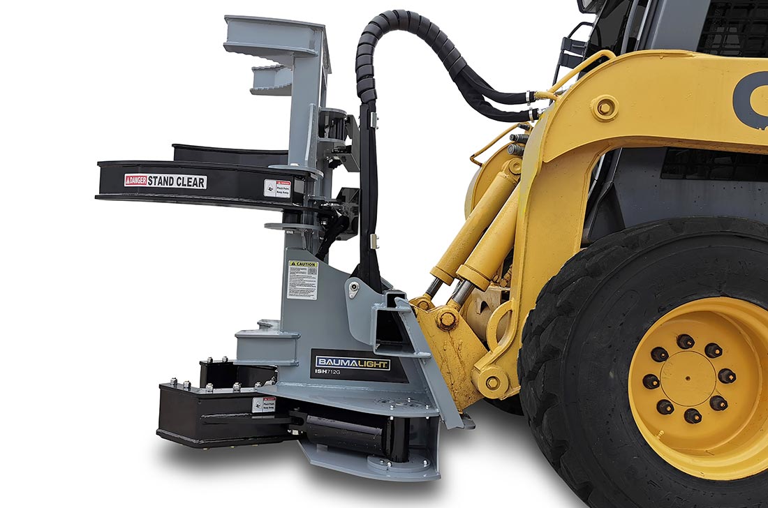 BAUMALIGHT TREE SHEAR WITH BUNCHER 10"-12" TREE SIZE FOR SKID STEER