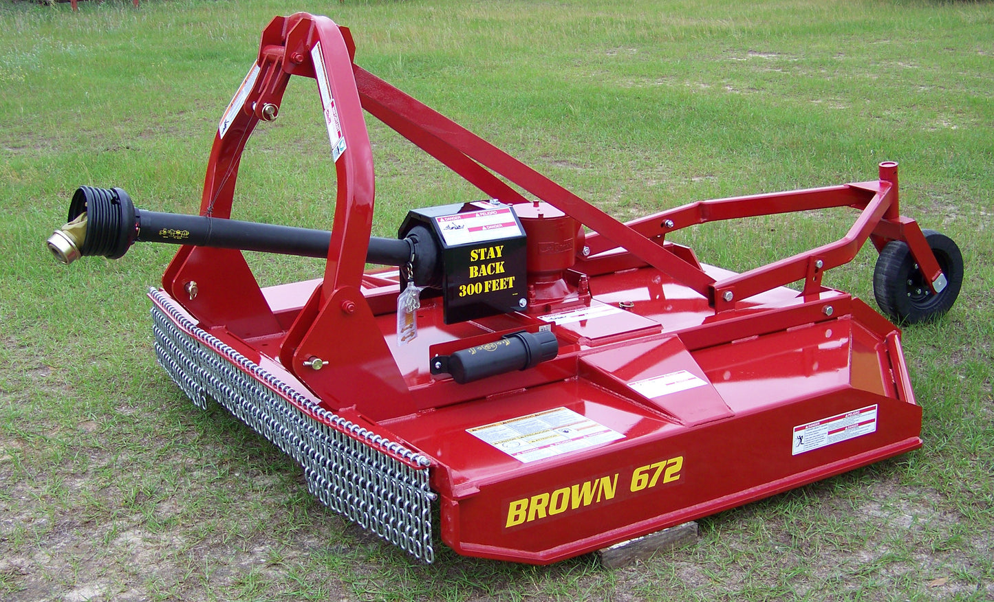 Brown 672HD-1 6' BRUSH CUTTER 1000RPM with 3 point Hitch For Tractor