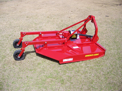 Brown Brush Cutter - Extreme Duty | Model Brown 684 & Brown 684-1 | Width 7' | Horsepower 75 HP Minimum | For Tractor