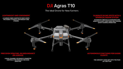 DJI Agras T10 Agriculture Spraying Drone Robot Bundle