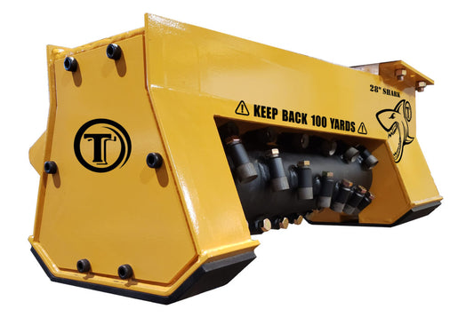 Torrent Mulcher Excavator | Model EX28 RPM-30 "SHARK" | 28-30 Cutting Widths | 12000LBS-18000LBS | For Excavator