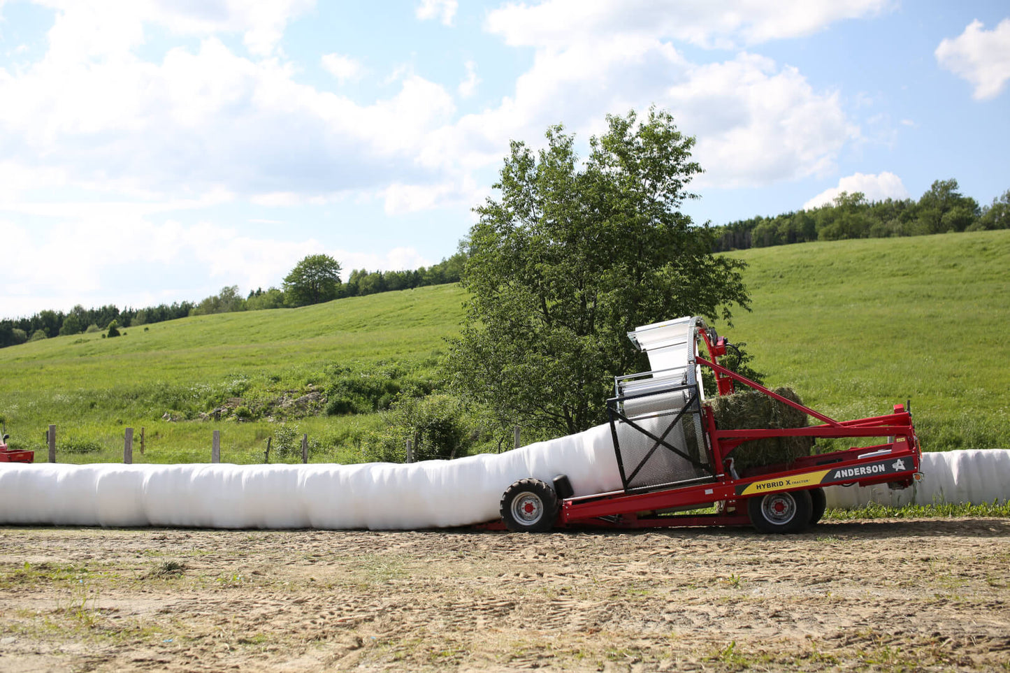 ANDERSON Round & Square Bale Inline Wrapper XTRACTOR