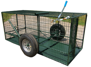 Outback Wildlife Hog Traps With Swivel Axle & Steel Floor
