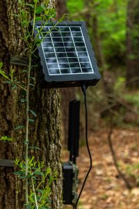 Portable Solar Panel Charger for Hunting Camera with Built-in Lithium ion Batteries