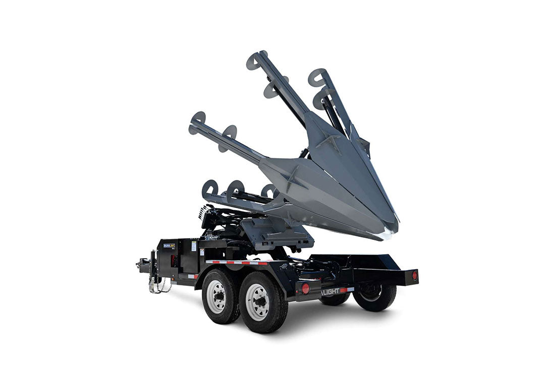 BAUMALIGHT TR330 Trailer Mounted Tree Spade-With Self Contained Hydraulic Power Pack 30" ROOT BALL Pull Type