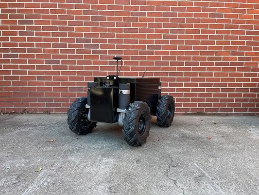 SRS Heavy-Duty 4WD Autonomous Robotic Platform | Width 26" | Length 34" | Top Speed 5.7 MPH | Battery Life 14 Hours