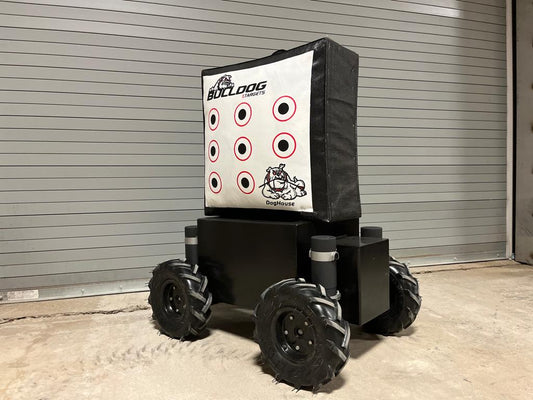 SRS Robotic Box Target | 2WD & 4WD | Width 26" | Top Speed 5.7 MPH | Battery Life 2-3 Hours