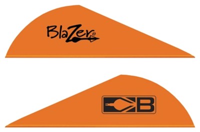 Bohning Blazer Vanes - 2" Solid Neon Orange 100pk