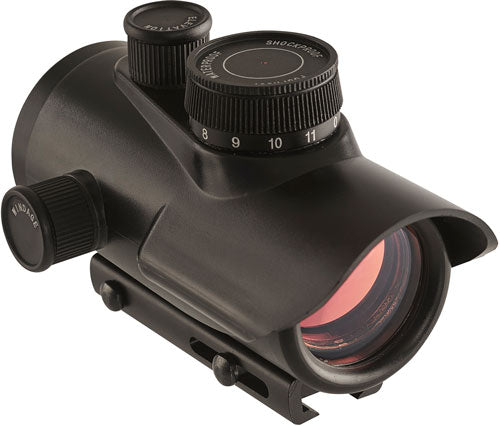 Axeon 1x30mm Red Dot Sight - 5-m.o.a. Dot Black Matte