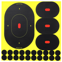 B/c Target Shoot-n-c Assorted - Silhoutte 9"-5 4.75"-15