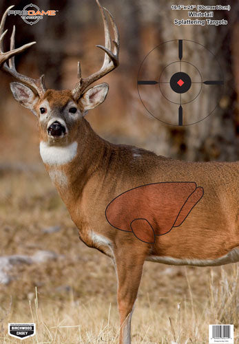 B/c Target Pregame 16.5"x24" - Whitetail Deer Target 3-targts
