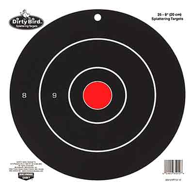 B/c Target Dirty Bird 8" - Bull's-eye 25 Targets
