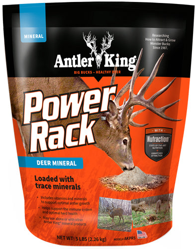 Antler King® | Power Rack Deer Mineral 5 lb Bag | Mineral Supplement