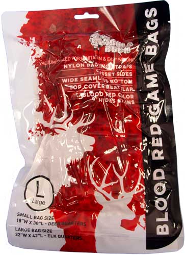Koola Buck Anti-microbial Game - Bag Blood Red Large Single Bag
