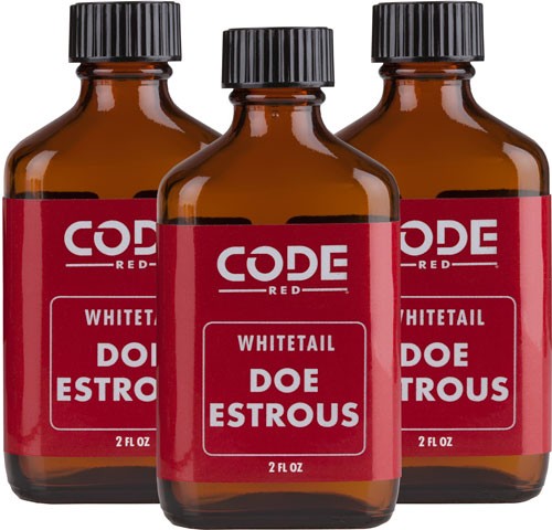 Code Red Deer Lure Doe - Estrus Triple Pack 2fl Oz/ea