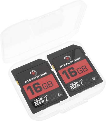 Stealth Cam Sdhc Memory Card - 16gb 2pk Super Speed Class 10