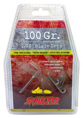 Swhacker Replacement Blades - 2-blade 100gr 2" Cut 6/pk