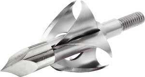 Flying Arrow Broadhead Toxic - 100gr 7/8" Cut 3/pk Silver