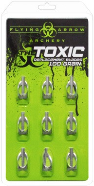Flying Arrow Replacement - Blade Toxic 100gr 9/pk