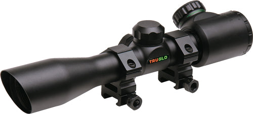 Truglo Crossbow Scope 4x32 - Black With Rings Illmntd Retcl