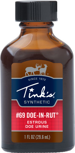 Tinks Deer Lure #69 Doe-in-rut - Synthetic 1fl Ounce Bottle