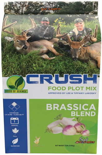 Ani-logics Crush Pro Brassica - Blend 2lb Bag 1/4 Acre