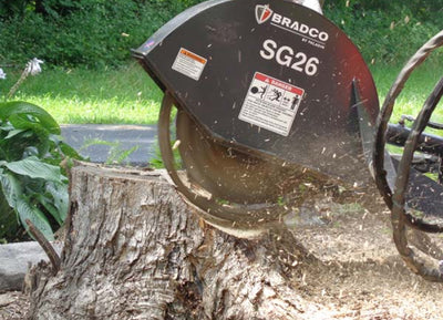 Paladin Stump Grinder High & Standard Flow | Wheel Size 26″ & 30″ | 16–40 GPM | For Skid Steer