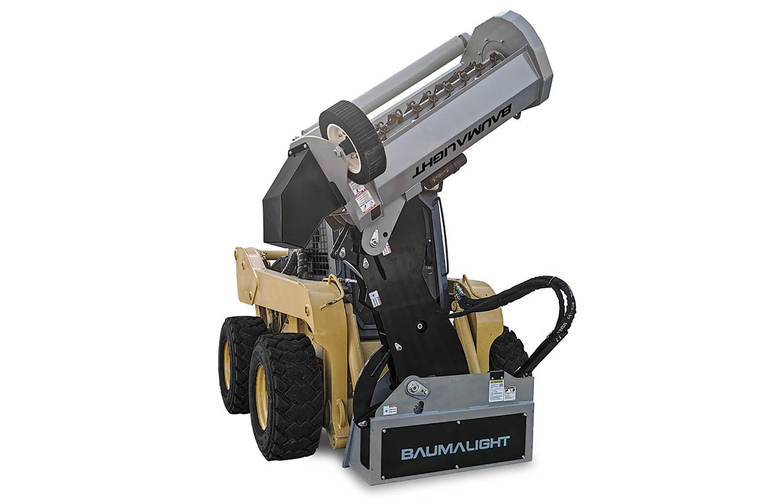 Baumalight Boom Mower Rotary Head-Flail Mower Head | Model SWA/SWF Series | 6'-14' Reach | 42" / 48" / 60" Rotary Head | For Skid Steer