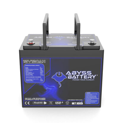 ABYSS® 12V 120Ah Dual Purpose Lithium Marine Battery