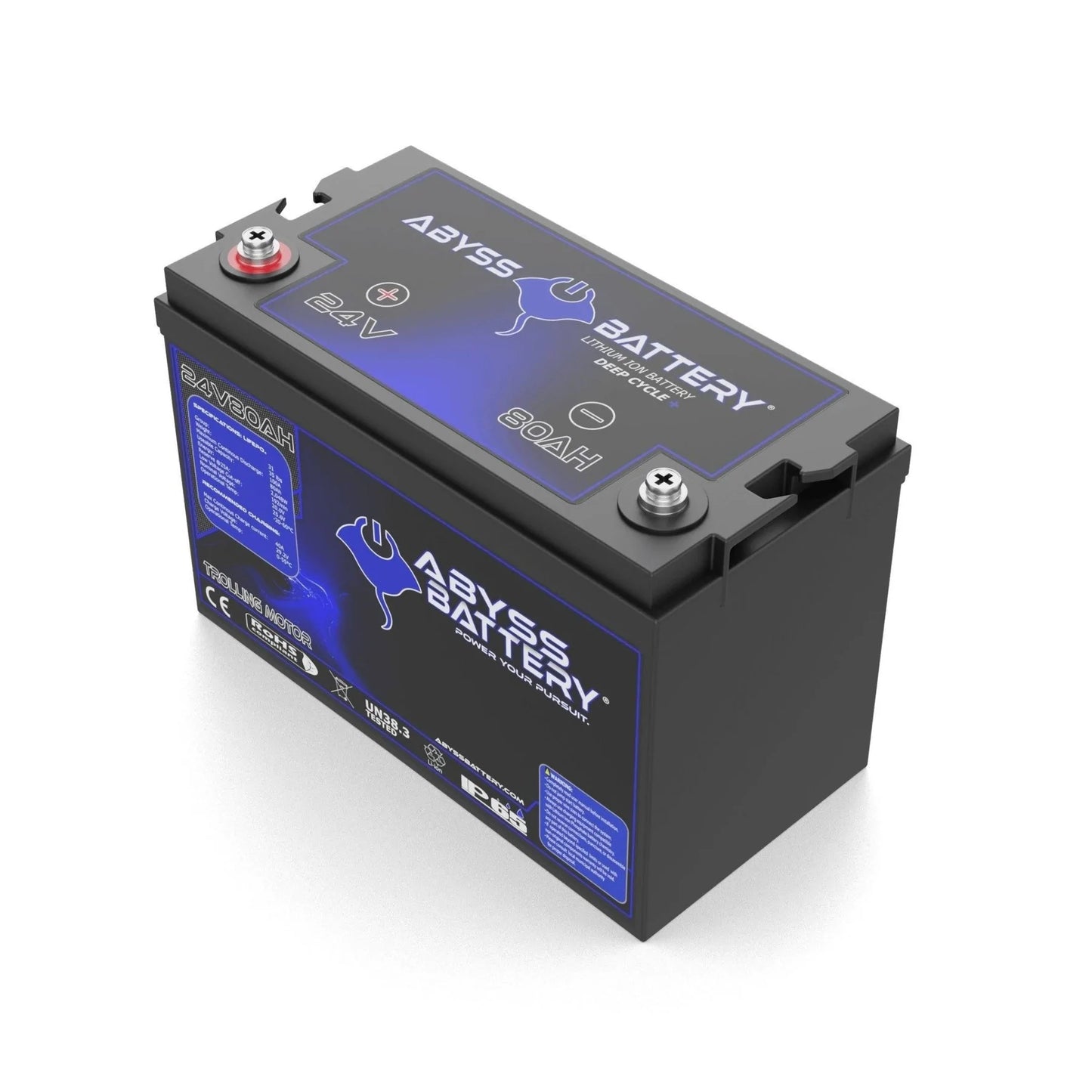 Abyss® 24V 80Ah Lithium Trolling Motor Battery