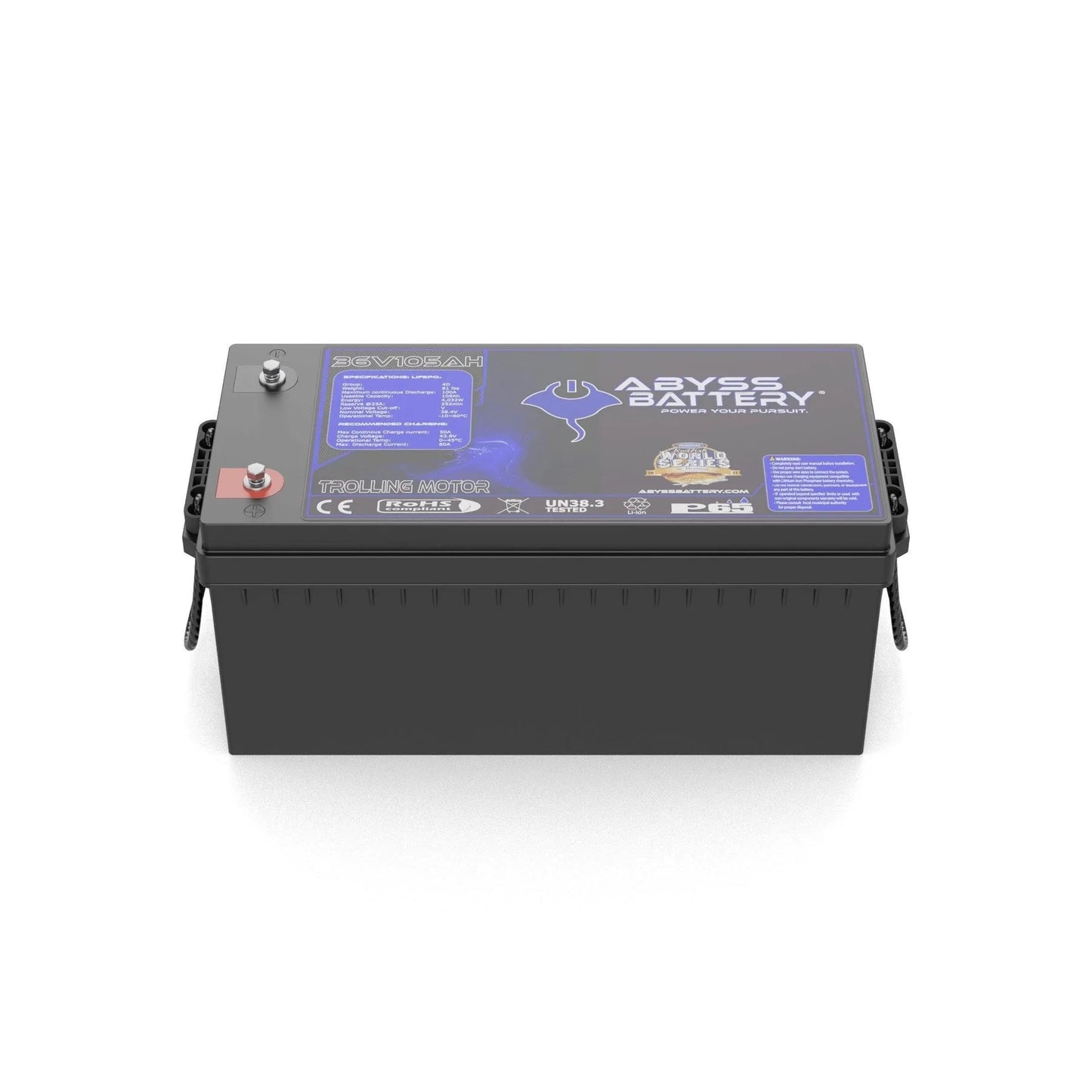Abyss® 36V 105Ah Lithium Trolling Motor Battery