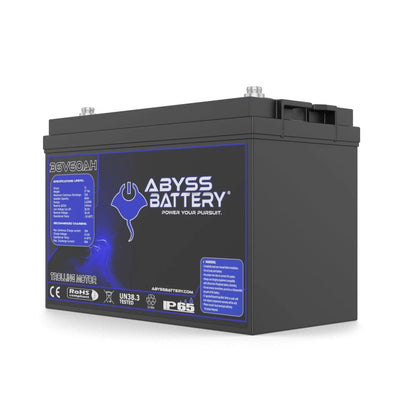 Abyss® 36V 60Ah Lithium Trolling Motor Battery