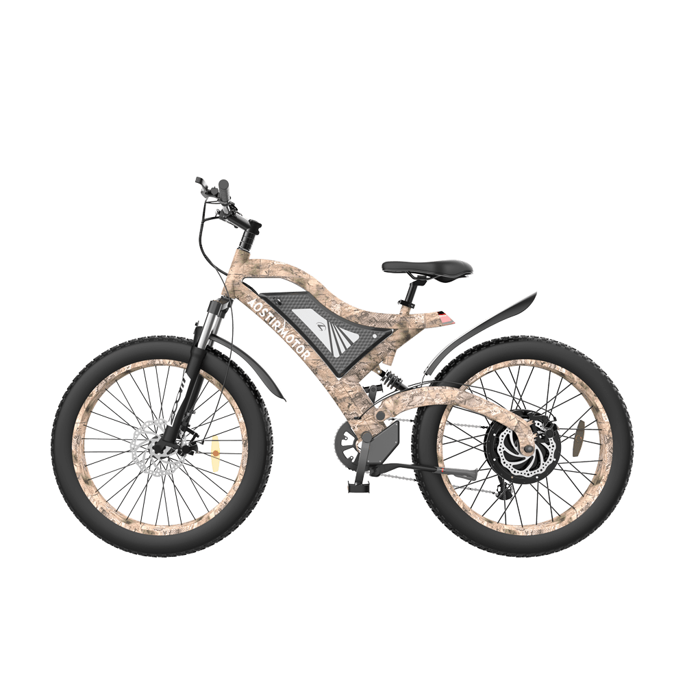 AOSTIRMOTOR SNAKESKIN GRAIN MOUNTAIN EBIKE S18-1500W