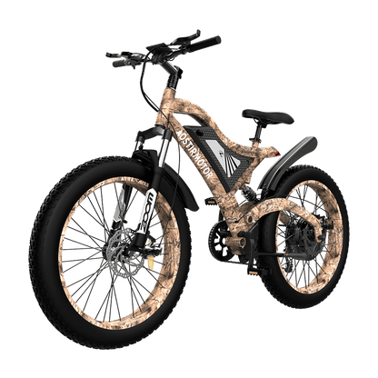 AOSTIRMOTOR SnakeSkin Grain Mountain EBike S18 -1500W | 48V 15Ah Battery