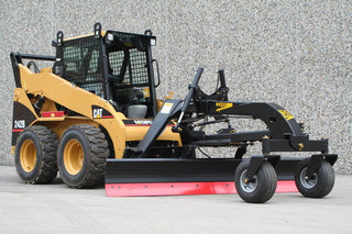 EI Attachments Hydraulic Grader Blade | Model 09.NH.2750 | Hydraulic Flow 12‑30 GPM | For Skid Steer