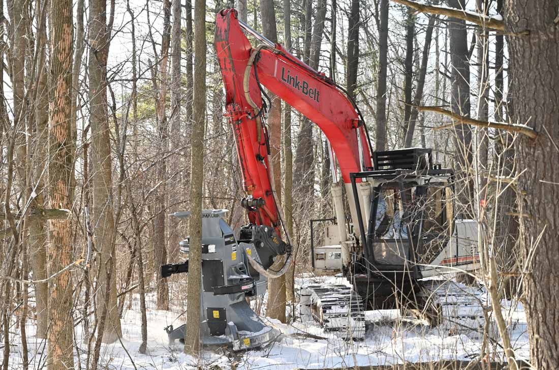 Baumalight Feller Buncher Tree Saw | Model FBXD752 | 45,000LBS-65,000LBS | 20" Max Tree Size | For Excavator