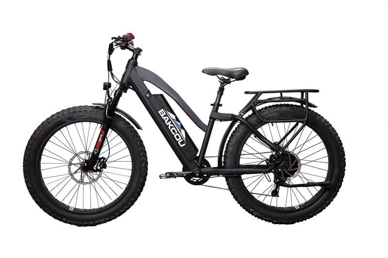 Bakcou E Bikes Flatlander Step-Through (ST) 24" Tires Full Suspension Electric Bikes