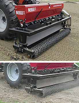 Kasco Landscrapers Choice Primary Seeder | Model KLS 48-60-72 | Working Width 48"/60"/72" | 25-45HP | For Tractor