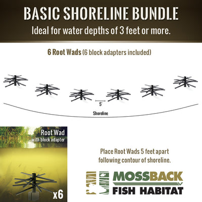 Mossback Fish Habitat Basic Shoreline Bundle