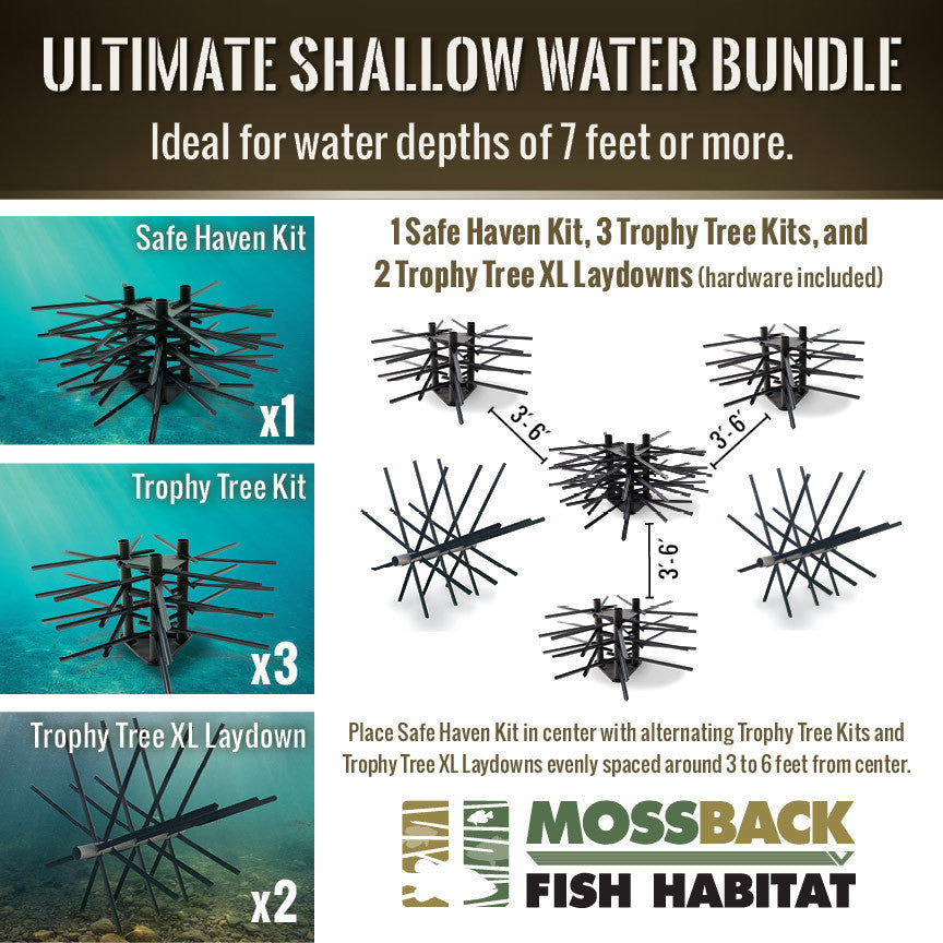Mossback Fish Habitat Ultimate Shallow Water Bundle