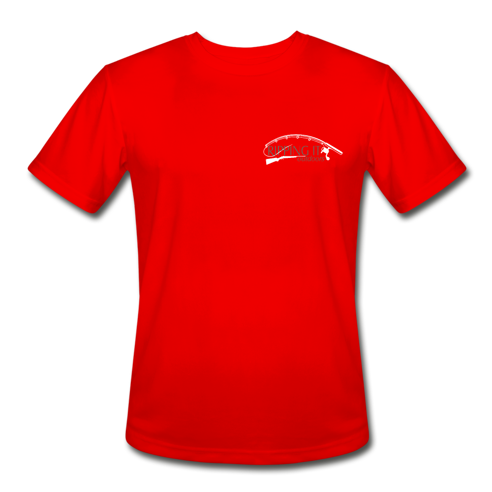 Men’s Moisture Wicking Performance T-Shirt - red