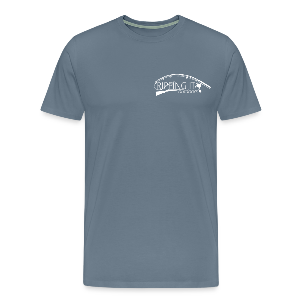 Men's Premium T-Shirt - steel blue