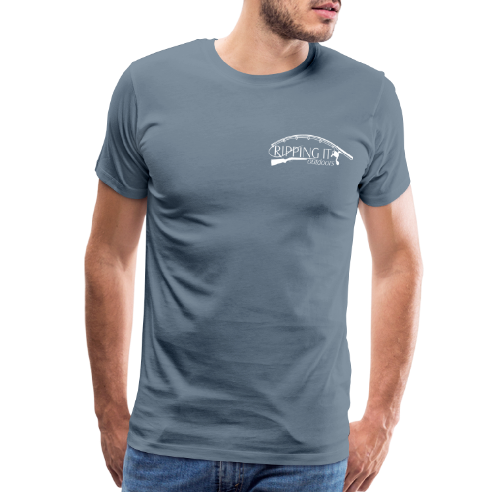 Men's Premium T-Shirt - steel blue