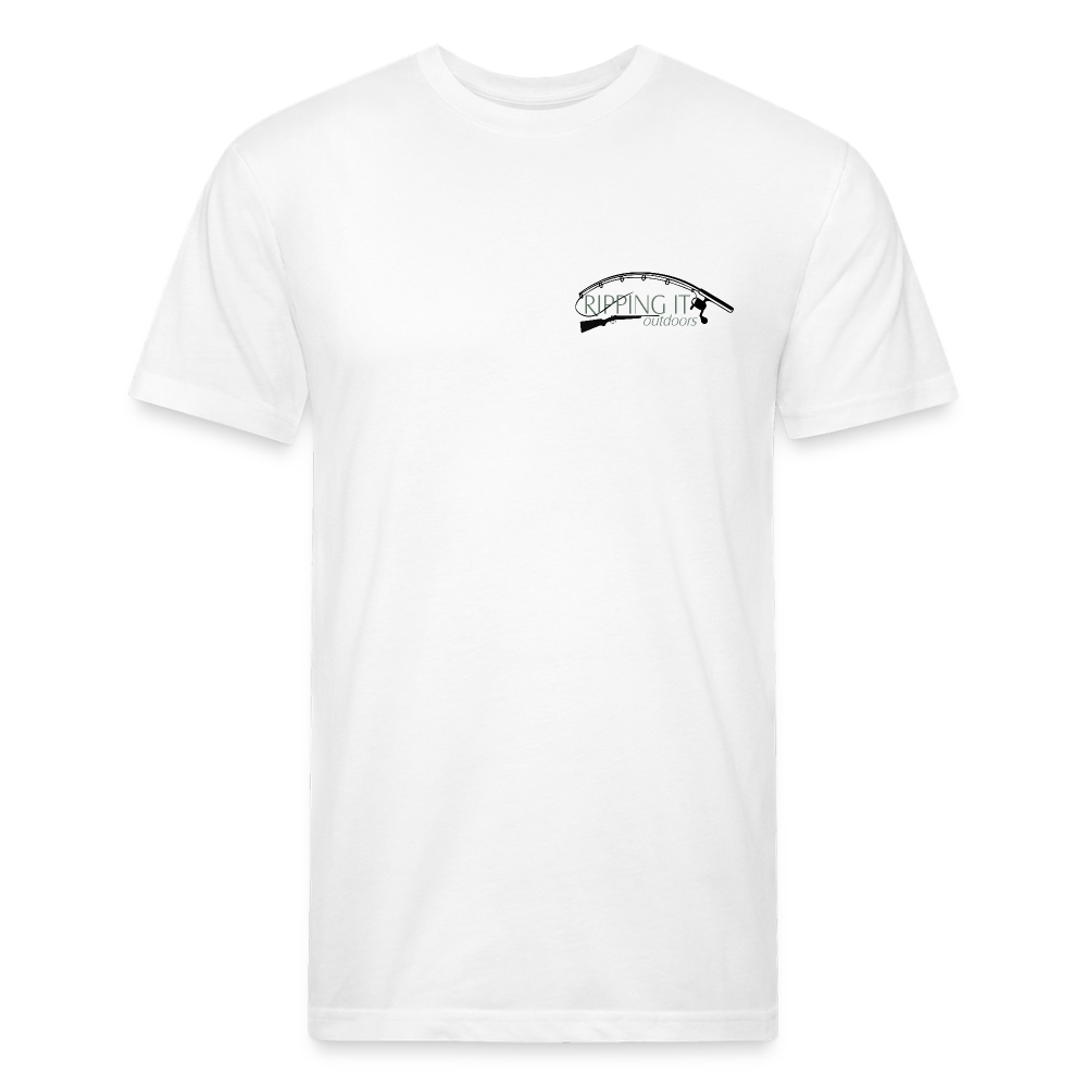 Fitted Cotton/Poly T-Shirt by Next Level - white